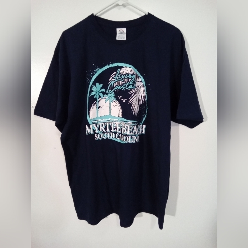 Myrtle Beach South Carolina Living Coastal Tee Shirt - XL - Picture 1 of 3